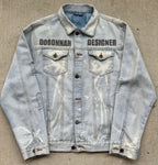 DoronnaH Designer “ Face Of The Ancient” Denim Jacket (Unisex)