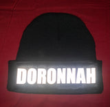 DoronnaH Designer Stamp Beanie “Black Power”